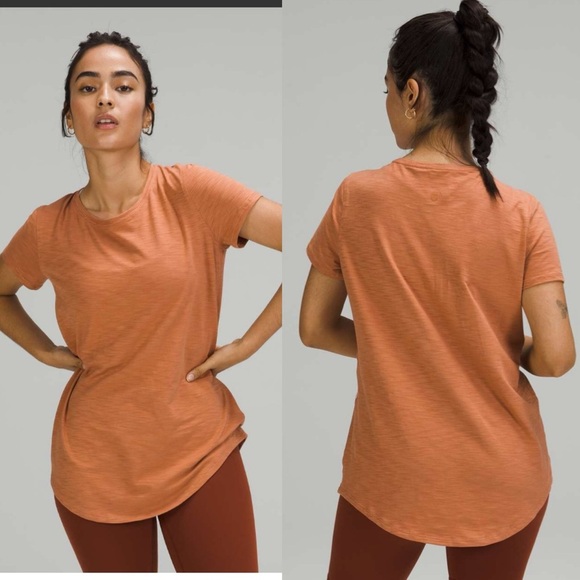 Lululemon Love Crew Short Sleeve T-Shirt Desert Sun - Picture 1 of 6